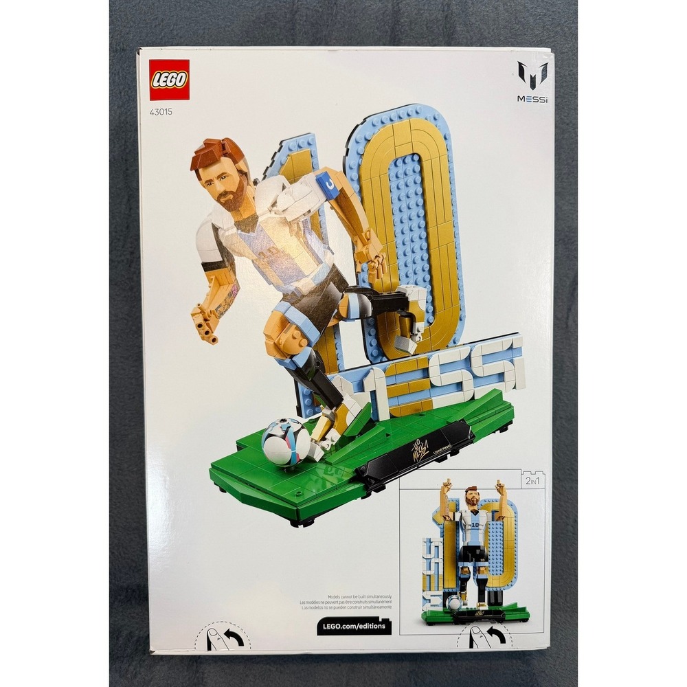 LEGO‎ Lionel Messi Soccer Legend 43015 Building Set 958 Pcs 2-in-1 Football Icon